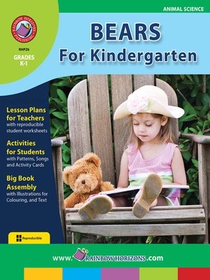 cover image of Bears for Kindergarten